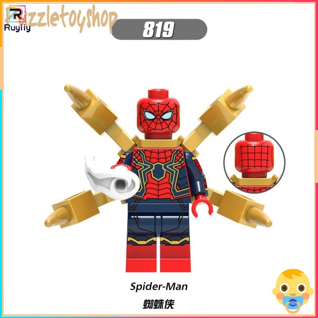 Mô Hình Lắp Ráp Nhân Vật Siêu Anh Hùng Marvel RU3