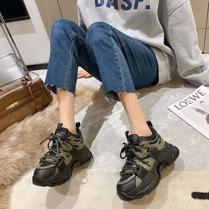 Oeggeo Giày Thể Thao Đế Dày Thời Trang Năng Động Dành Cho Nữ