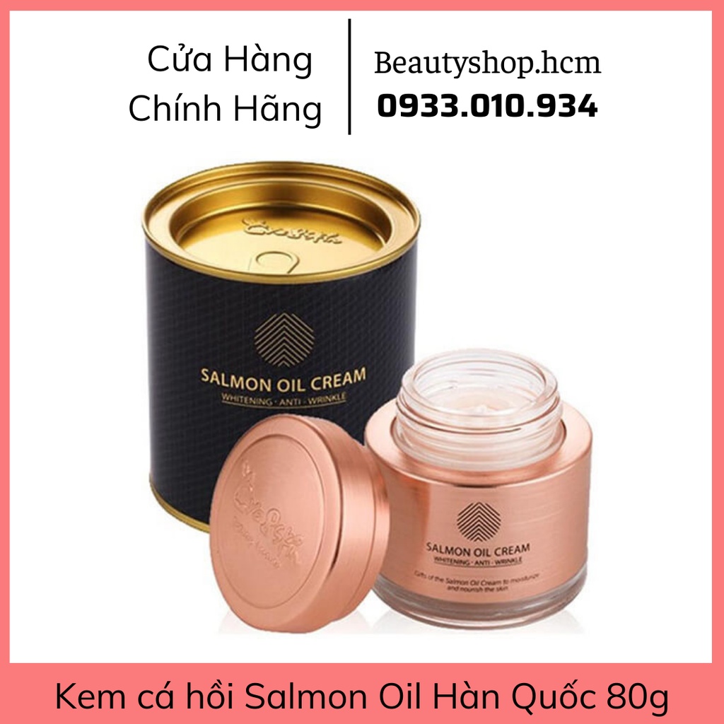 Kem cá hồi Salmon Oil Cream Cre8skin Hàn Quốc 80g