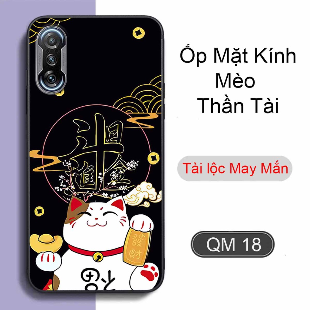Ốp Xiaomi Redmi K40 / K40 Pro / Gaming  Mèo thần tài may mắn