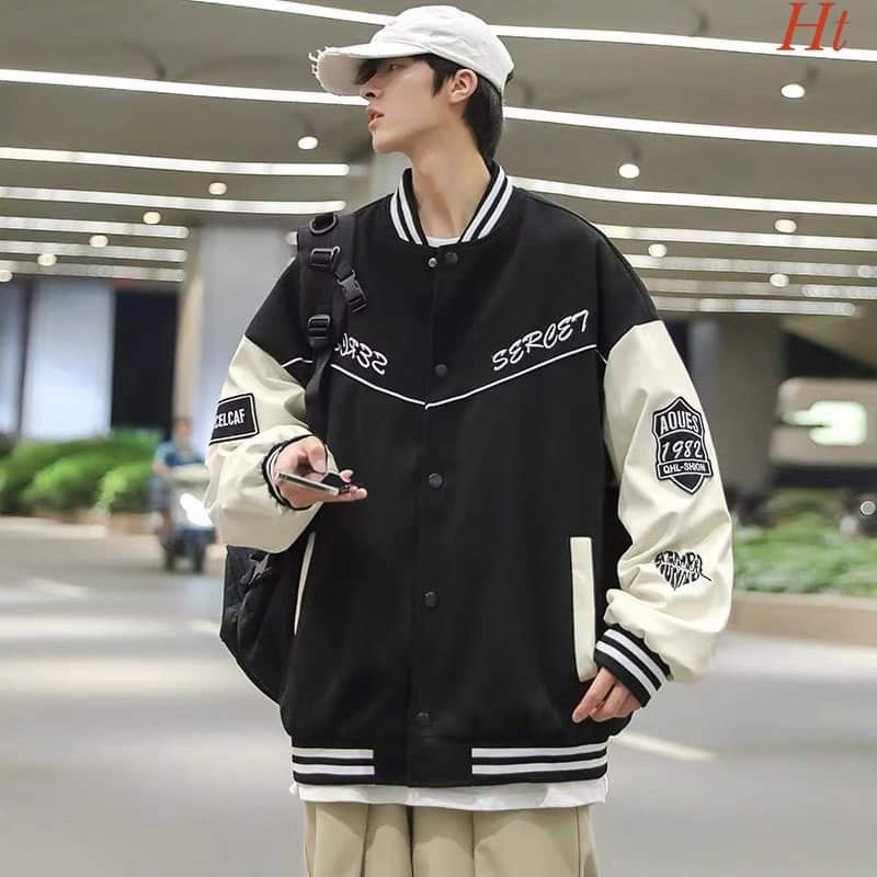 Áo bomber nỉ phối Secre H2A867