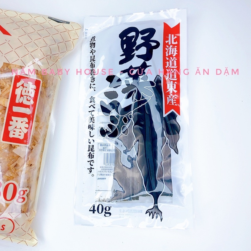 CÁ BÀO TẢO BẸ NẤU DASHI CHO BÉ ĂN DẶM DATE MỚI NHẤT