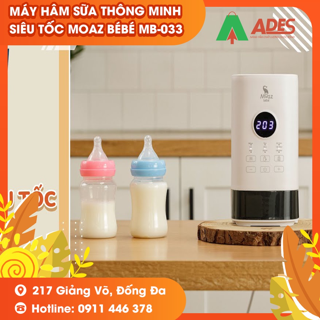 Máy hâm sữa thông minh siêu tốc Moaz BéBé MB – 033