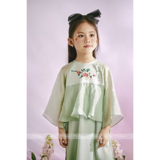 Áo dài thiết kế cho bé P'ti chou ( Áo dài Ngọc )