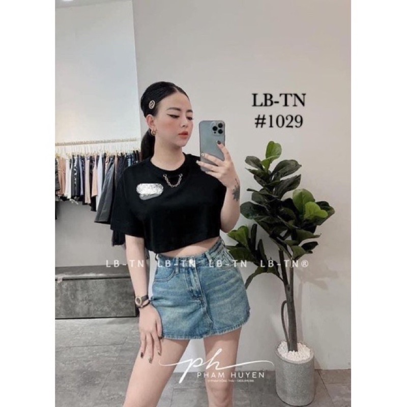 QUẦN GIẢ VÁY JEANS NGẮN NỮ BASIC QUẢNG CHÂU LOẠI 1 MS24991 (G1-6)