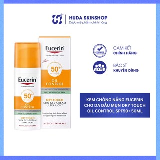 ✅[Chính Hãng] Kem Chống Nắng Eucerin Cho Da Dầu Mụn Dry Touch Oil Control SPF50+ 50ml