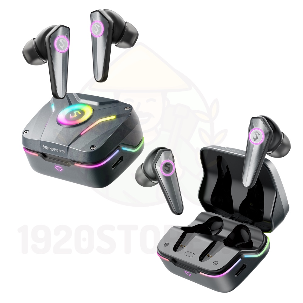 Tai Nghe Bluetooth True Wireless SoundPEATS CyberGear Bluetooth 5.3, Độ Trễ 45ms - Chính Hãng BH 12 Tháng