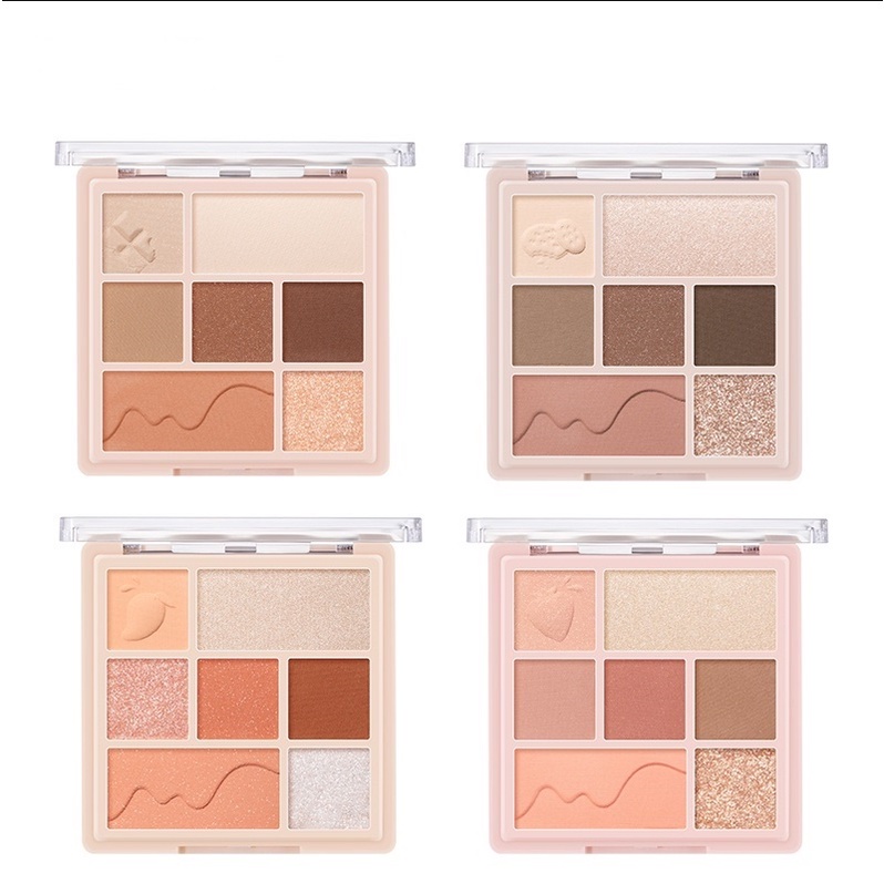 Bảng phấn mắt má và phấn má hồng bắt sáng Focallure 7 màu mềm lung linh 90g FA-192