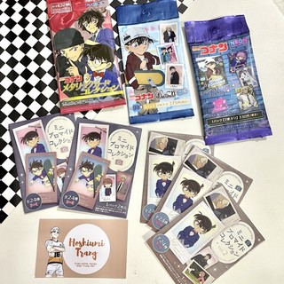[HOSHI] Thẻ bài bo góc Conan, metal card, mini bromide, pola