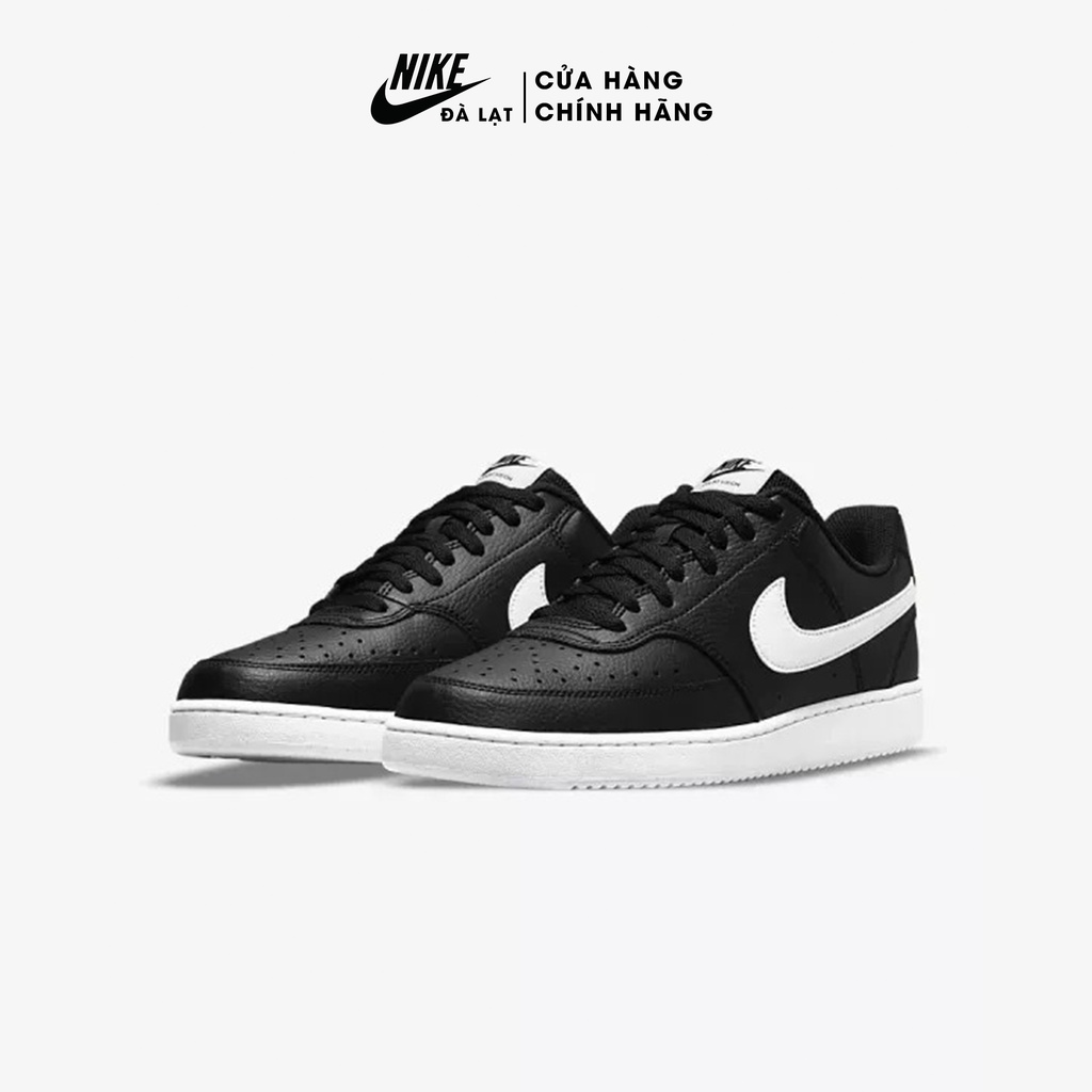 Giày Thể Thao Sneaker Nam Nike màu đen Court Vision Next Nature 'Black' DH2987-001 Hàng chính hãng