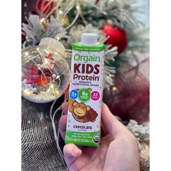 sữa organic kid protein hữu cơ tăng cân và chiều cao không táo bón