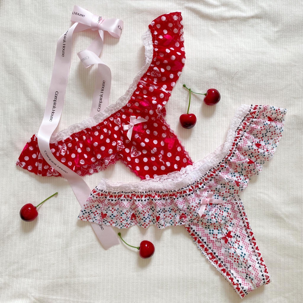 Quần Noel Dzáng Xinh | Quần lót lọt khe sexy gợi cảm quyến rũ | Họa tiết Christmas Caro xanh đỏ | Cornpink House