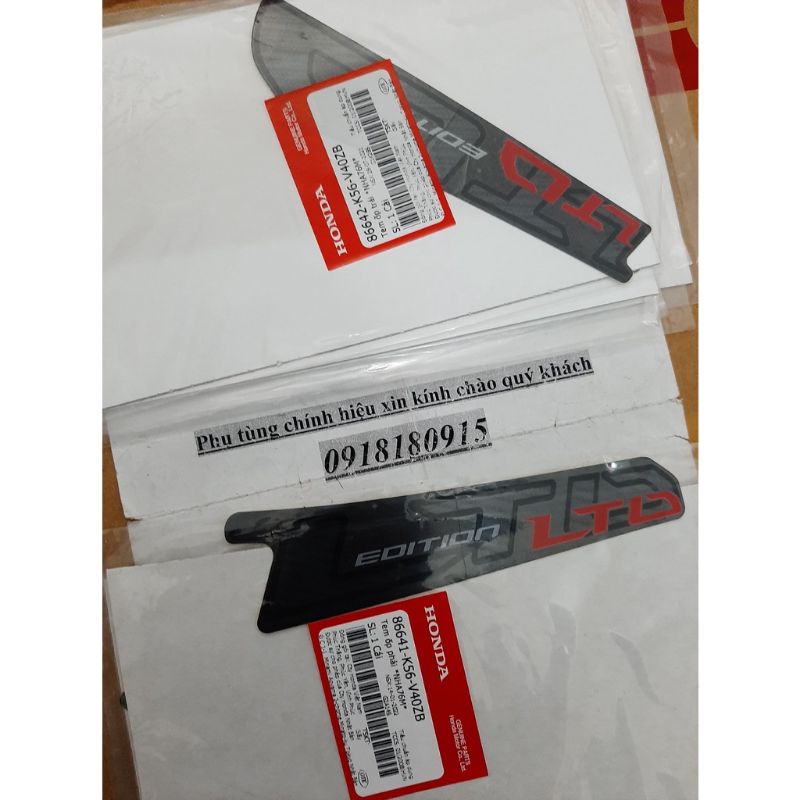 Tem ốp phải trái tem Winner tem Edition ltd Winner Honda