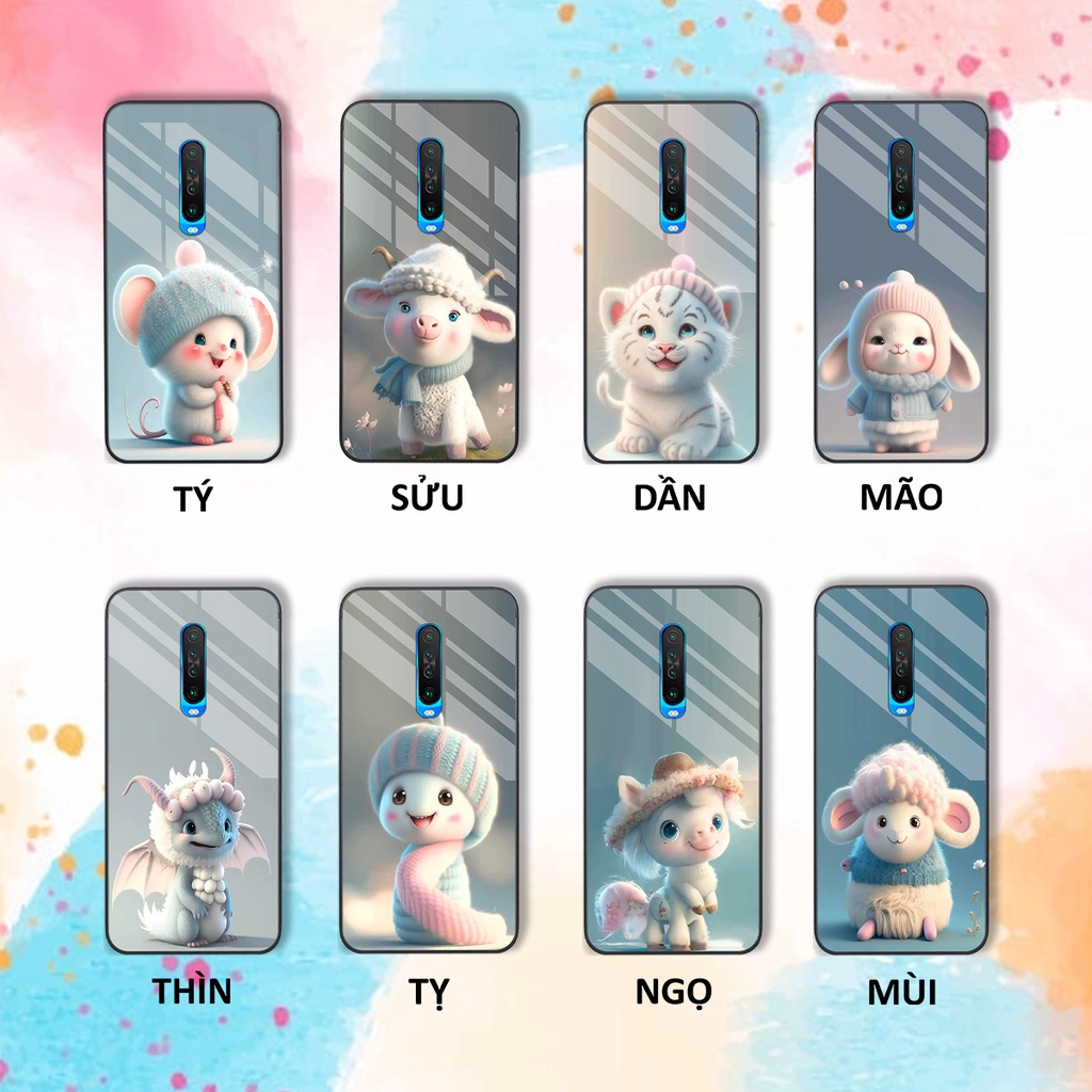 Ốp lưng  Xiaomi Redmi K30 / Redmi K30 5G in hình 12 con giáp Hot trend siêu dễ thương