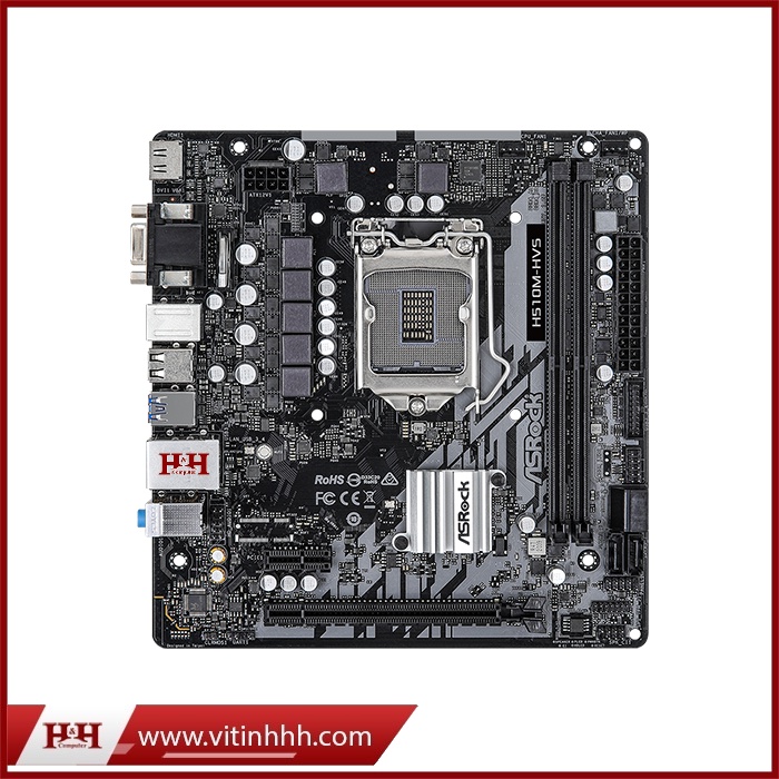 Mainboard ASRock H510M-HVS  - New100%, Hàng chính hãng, Bảo Hành 36 Tháng