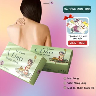 Xà bông Mướp đắng giảm mụn lưng, viêm lỗ chân lông, mát da MỘC NHAN 100gr