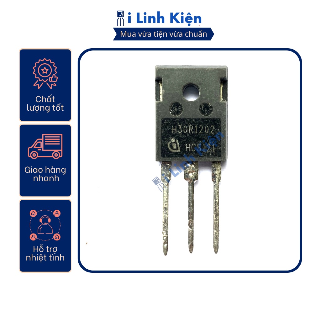 IGBT bếp từ H20R1203 H25R1203 H30R1202 H30R1602 GT60N321 GT60M303 CT60AM FGA25N120 tháo máy nguyên bản chất lượng tốt.