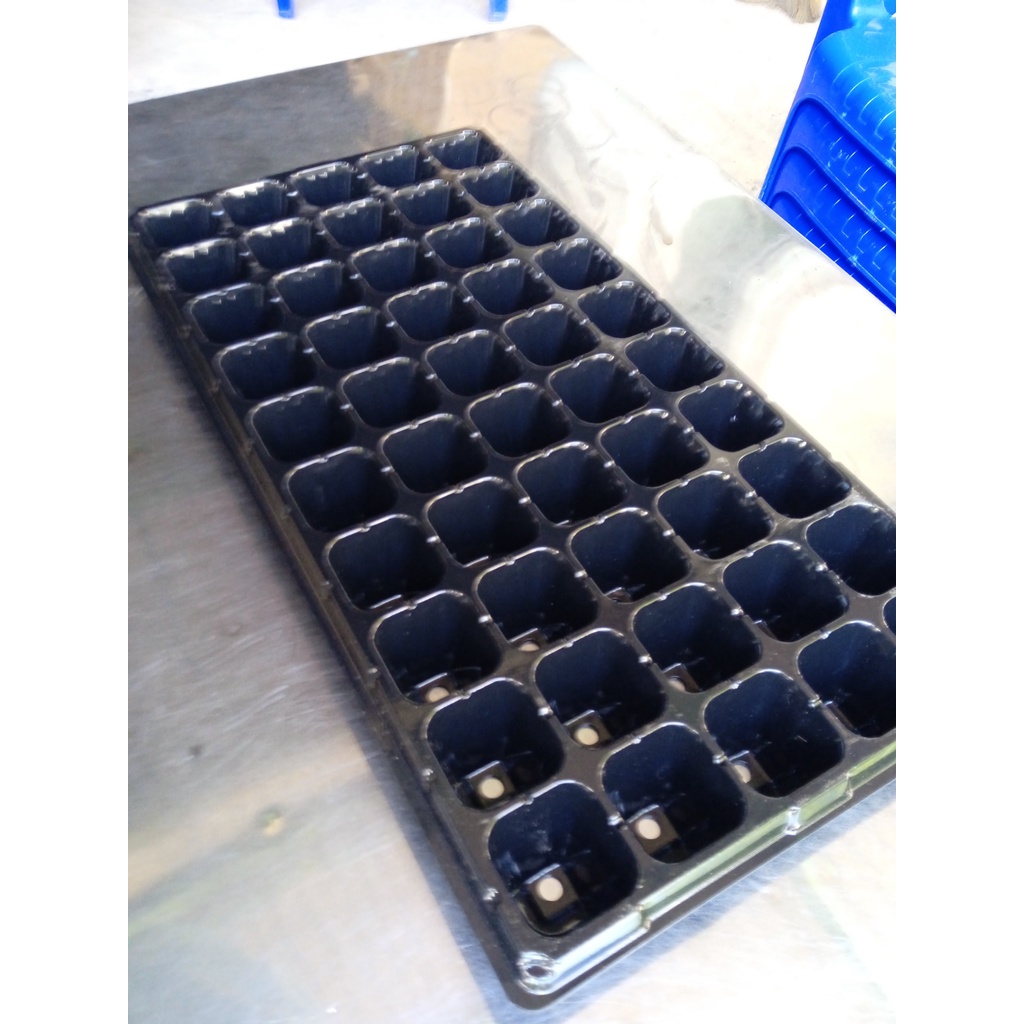 Khay nhựa đen ươm hạt 50 lỗ _KIEU FARM