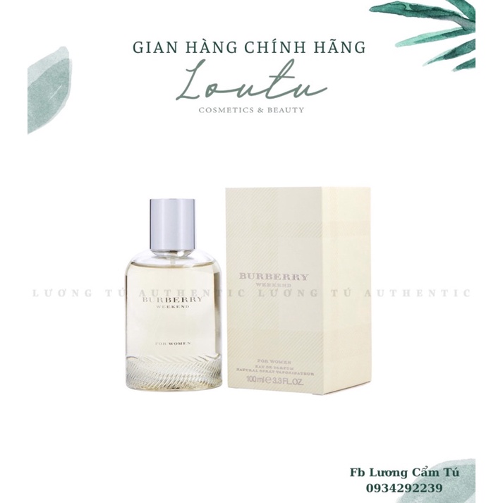 Nước hoa Bu.berry Weekend for Women EDP 100ml
