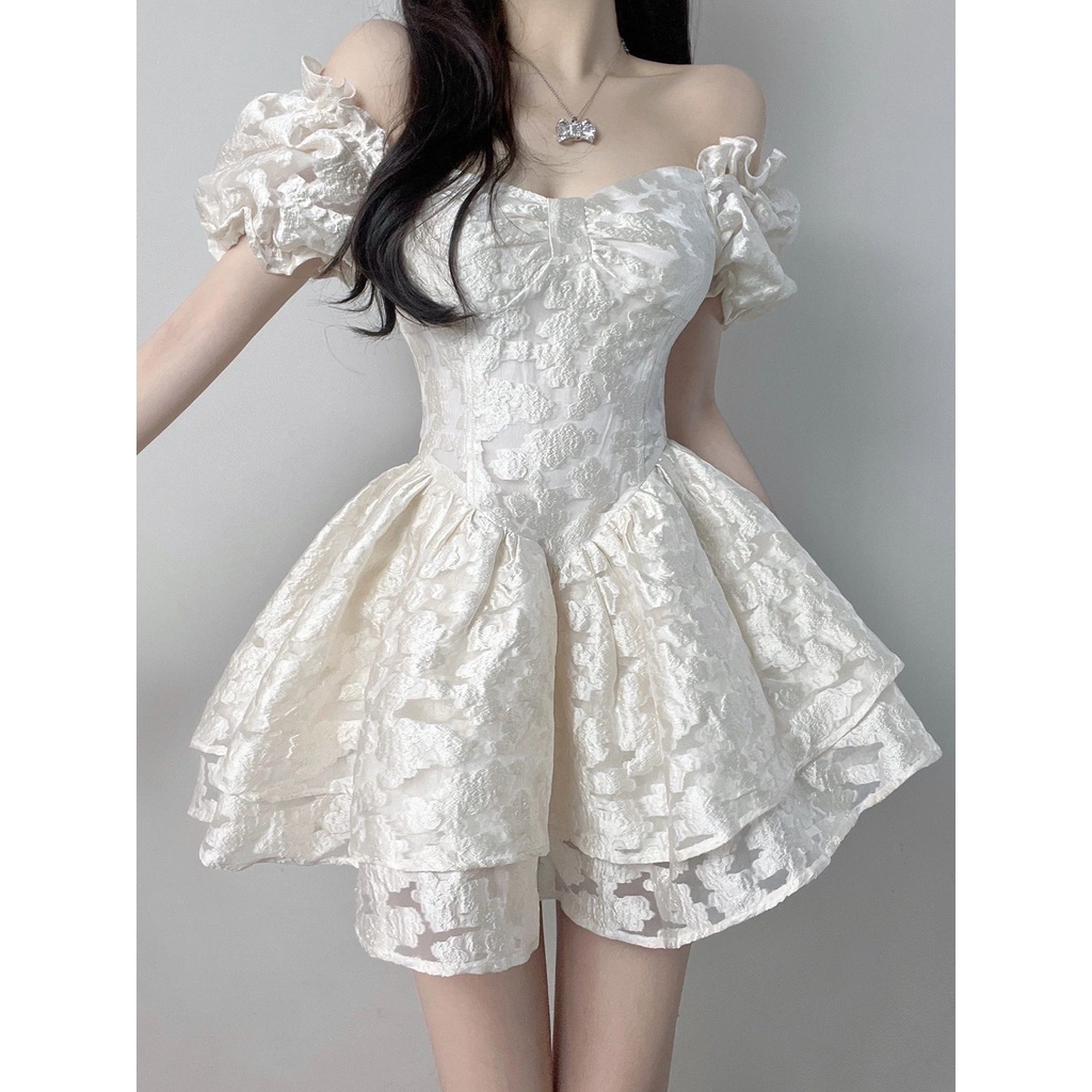 Đầm công chúa tay phồng, váy công chúa tay phồng dành cho nữ đi chơi, đi chụp ảnhh ko ô