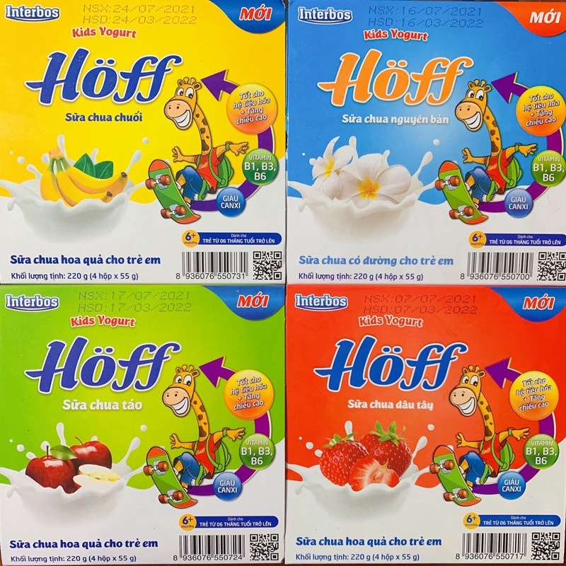 Váng sữa, sữa chua hoff đủ vị (luôn cập nhật date mới nhất)