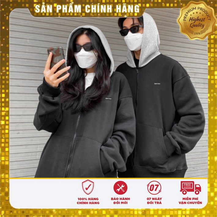 Áo Khoác OVERSIZE FRIENDSFOREVER ZIP HOODIE