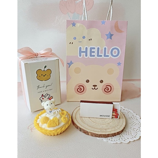 Nếu Thơm Handmade Gấu Con Cute Phô Mai Que - Dorylab