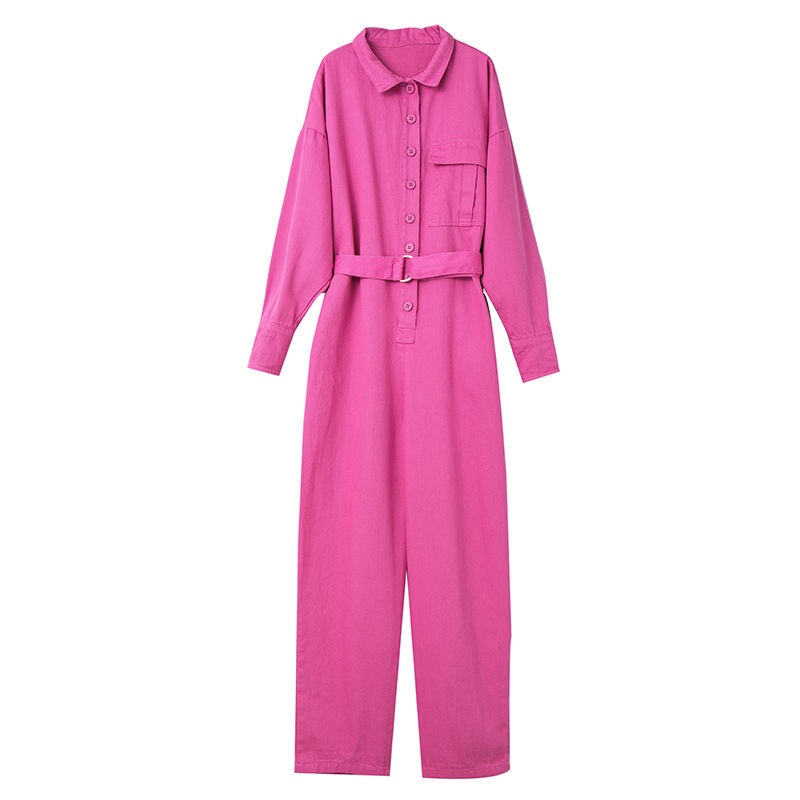 Áo Liền Quần Dáng Rộng Phong Cách Hàn Quốc Thời Trang Xuân Thu 2022 Mới Cho Nữ