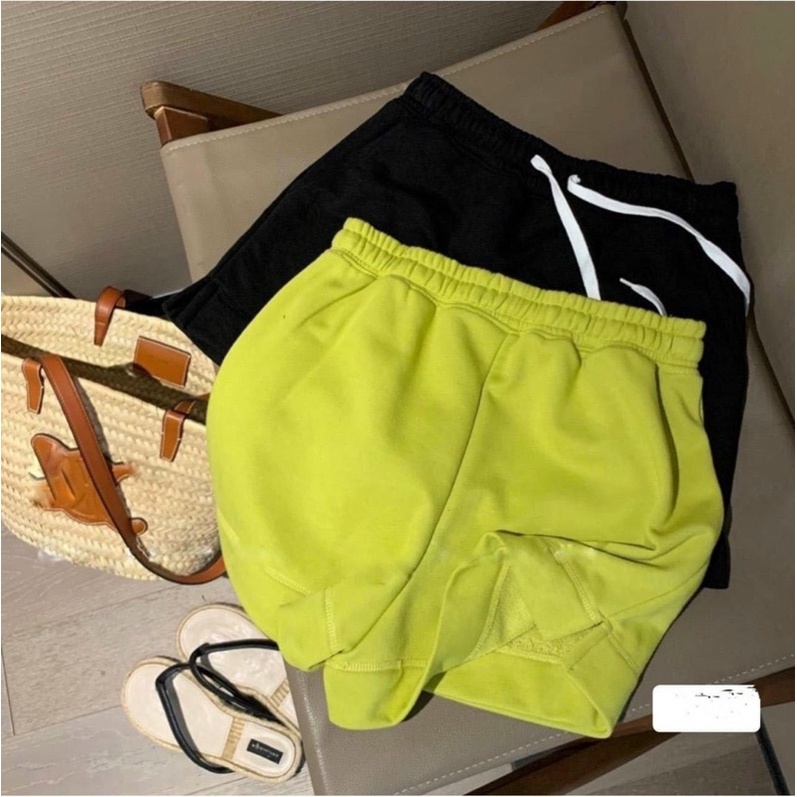 Quần Giả Váy Thiết Kế Basic Phối Màu Cơ Bản Lưng Chun Kèm Dây Rút CC0038