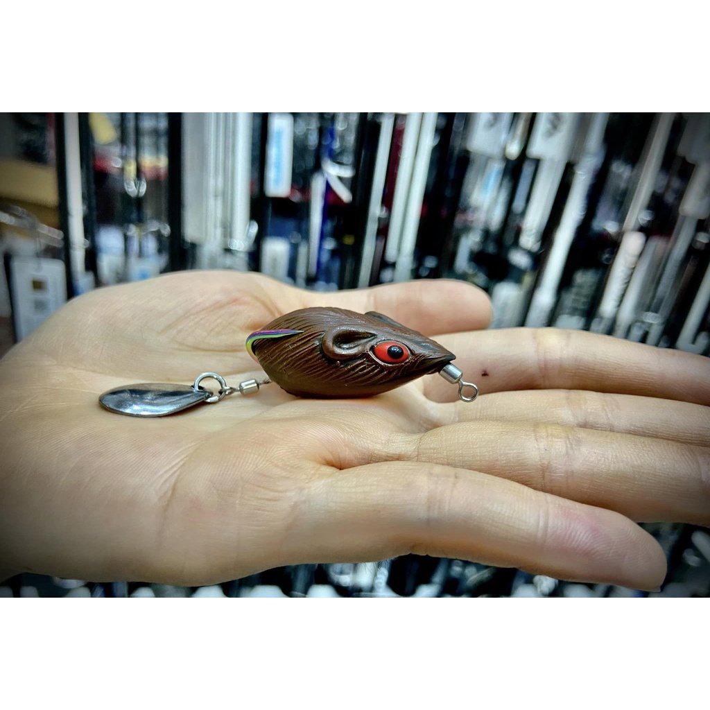Chuột cu đơ Thái Lan mồi giả hãng Chado câu lóc lure sộp chìm lửng 9gram AnhKhoaFishing
