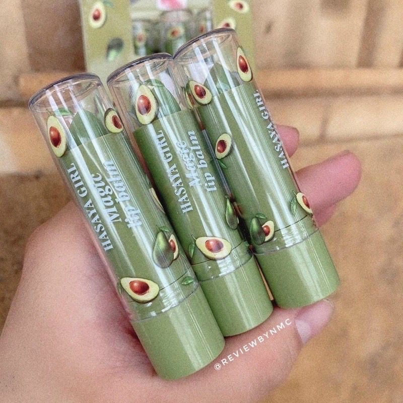 LỐ 12 Son dưỡng bơ Hasaya Soft Avocado Thái Lan - Son nội địa Thái