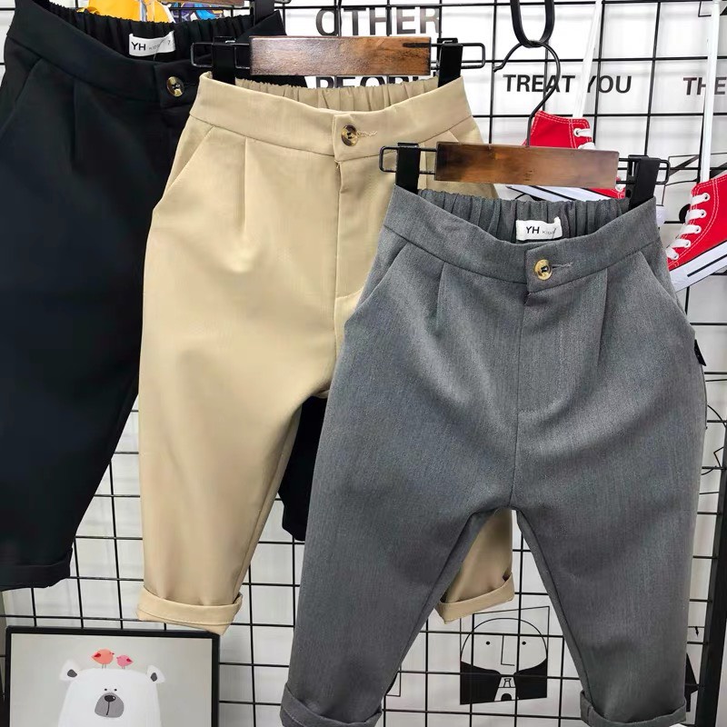 Quần Vải Quần Tây Quần Âu Cho Bé Trai Và Bé Gái Mặc Đi Chơi Đi Dạo Từ 6Kg Đến 35Kg Thời Trang Trẻ Em Heri Kids