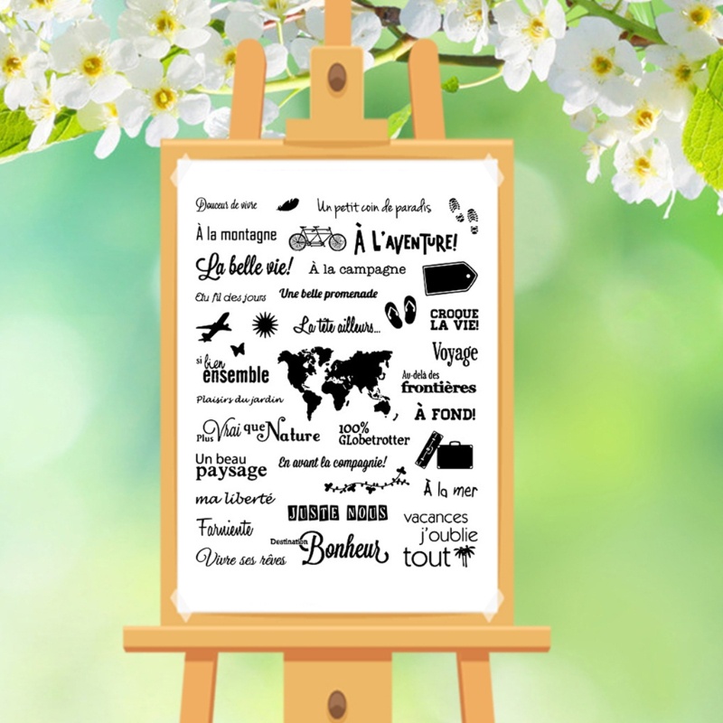 Con Dấu Silicone Trong Suốt Dùng Để Trang Trí DIY