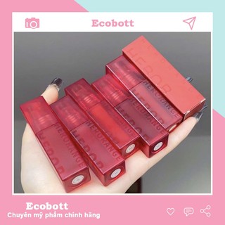 Son kem lì herorange vỏ đỏ mềm mịn, lâu trôi, dưỡng ẩm & chống nước mẫu mới ecobot