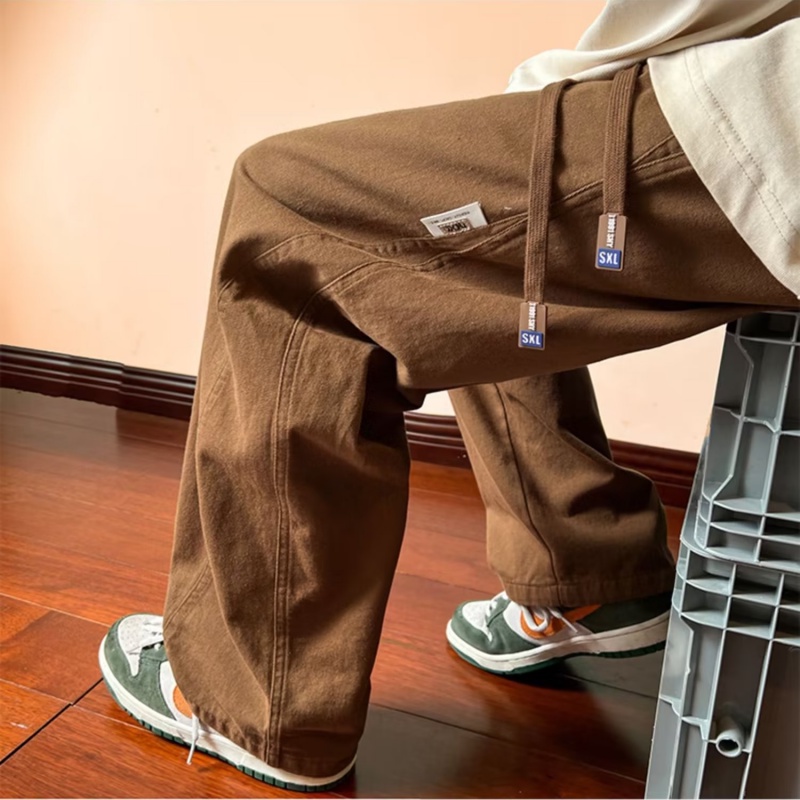 Quần Dài Lưng Thun Phong Cách hip hop Đường Phố Nhật Bản Cá Tính Cho Nam