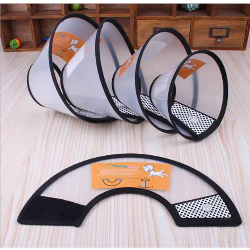 Vòng cổ chống liếm cho chó mèo - Loa chống liếm, vòng đeo cổ chống cắn bậy cho chó mèo