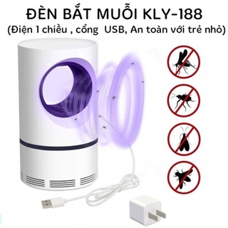 Đèn bắt muỗi và côn trùng thông minh - máy bắt muỗi cổng usb an toàn cho gia đình