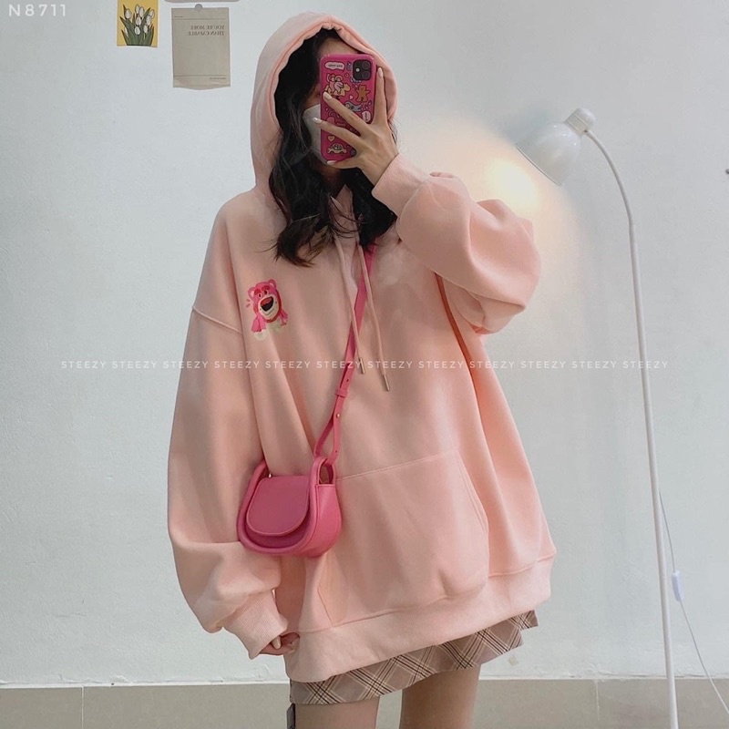 Áo hoodie gấu LOS TO trước sau PM11 | BigBuy360 - bigbuy360.vn