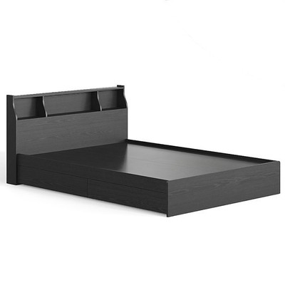 WINDY, Giường ngủ 4 ngăn tủ kéo kèm kệ đầu giường BED_072, 217x85cm, Scandi Home
