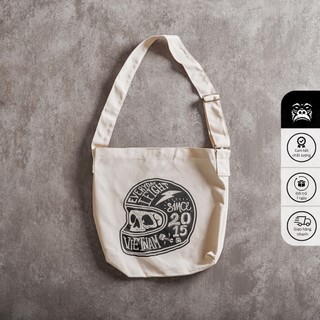 Túi Tote Gori Bag Unisex Nam / Nữ Gori Đầu Lâu | Chất Liệu Cao Cấp Màu Trắng