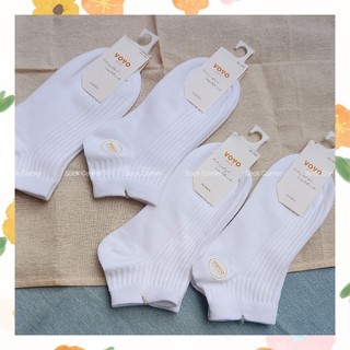 [SOCK Corner] Tất/Vớ Cổ Thấp Trơn Trắng Cho Nữ