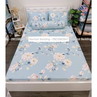 ❌xã kho hàng cao cấp ➡️ bộ gồm 4 món chăn ga tencel lụa 60s cao cấp siêu mát, mềm, mịn, thấm hút mồ hôi - shop nệm tốt