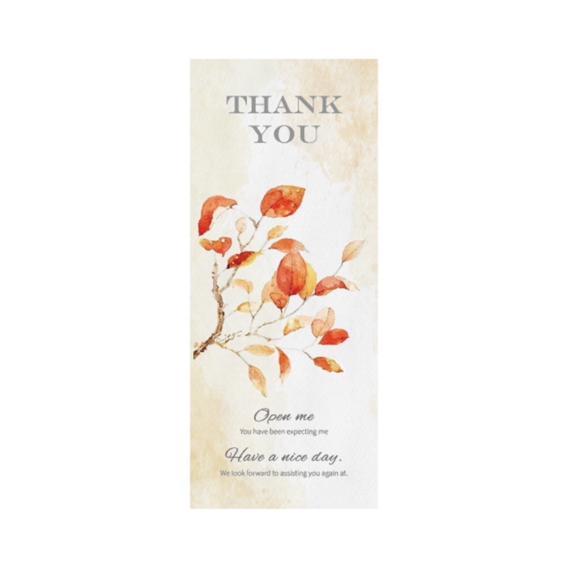 FEB23- Tem dán chữ " Thanh You:, 50 tem/ xấp, size 6*15cm >>