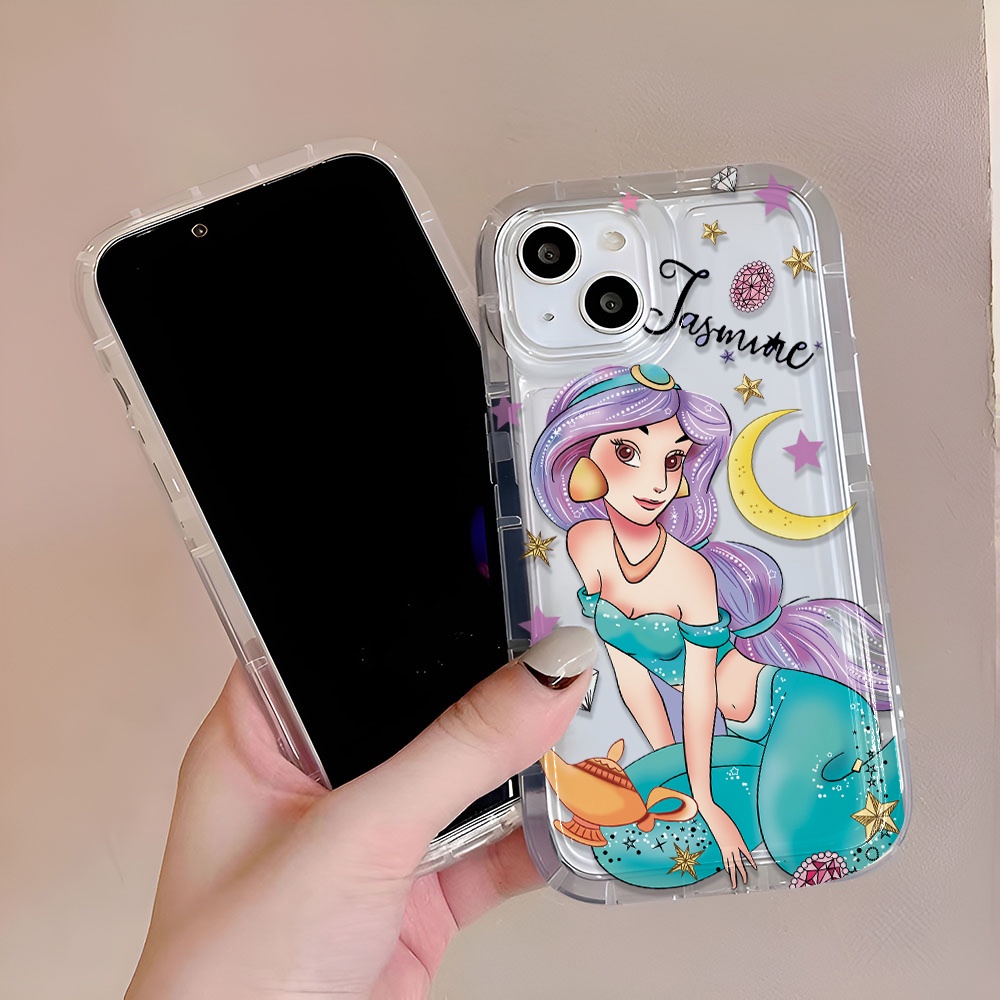 Ốp Điện Thoại In Hình Cô Gái Công Chúa Cho iphone 14promax 11 13 12 7Plus 6 6s XR X XS Max