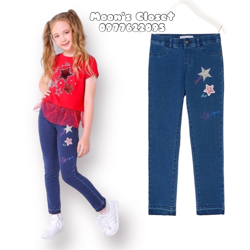 MDK- Quần jeans sao size 4/5y-10/11y