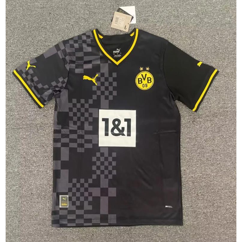 Áo Thun Thể Thao Đá Banh Dortmund blackJersey 2022 / 23 Chất Lượng Cao Cho Nam