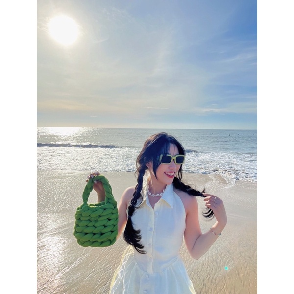 🌸TÚI LEN BÔNG HANDMADE