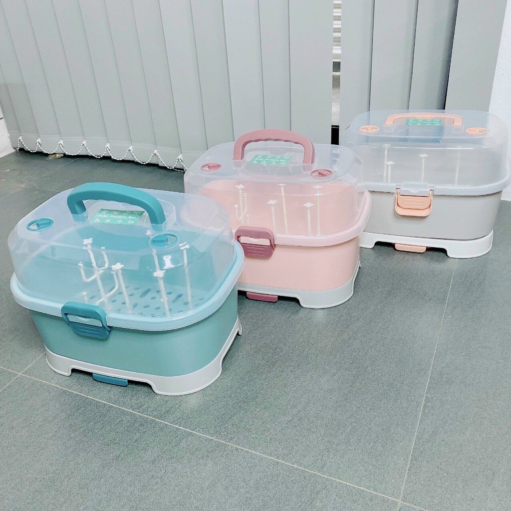 Giá Úp bình sữa Jupin mẫu mới có van thoát hơi ẩm tiện lợi