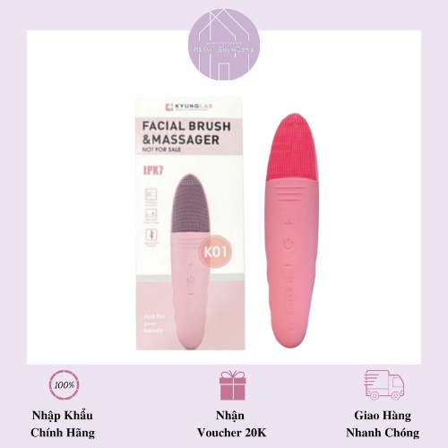 KyungLab Facial Brush & Massager - Máy Rửa Mặt Hàn Quốc (Giao Màu Ngẫu Nhiên)