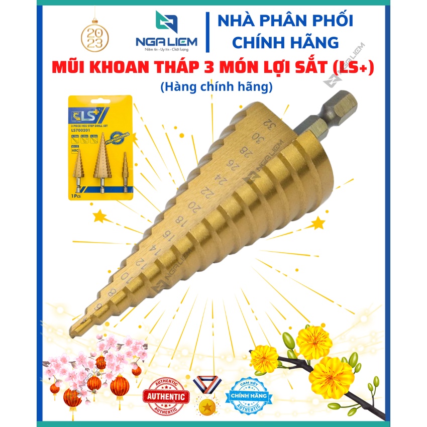 Mũi khoan tháp 3 món LS+